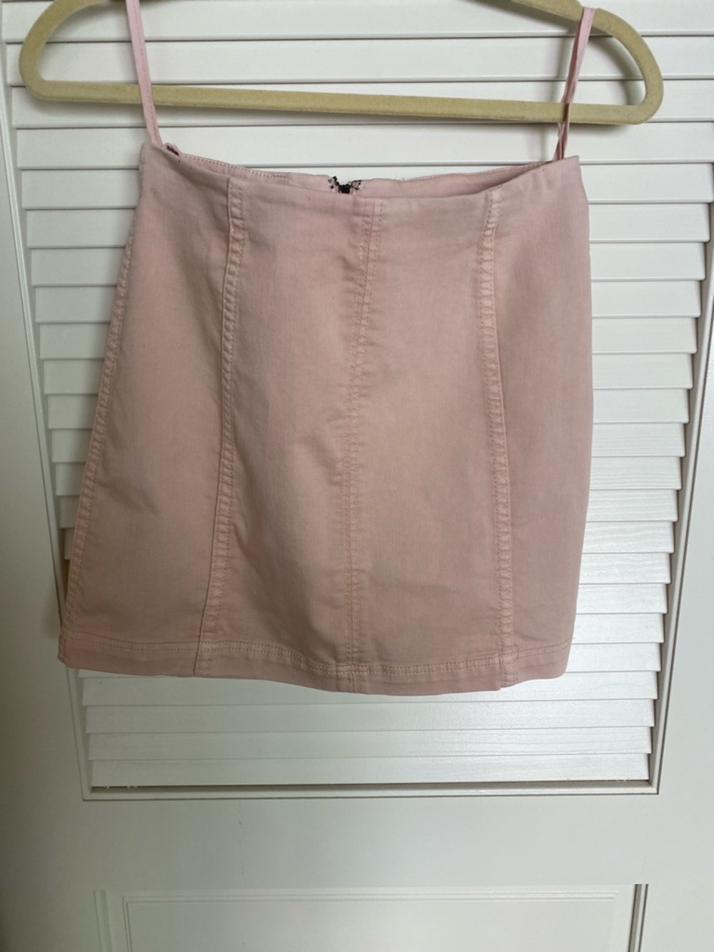Free People Blush Pink Mini Skirt